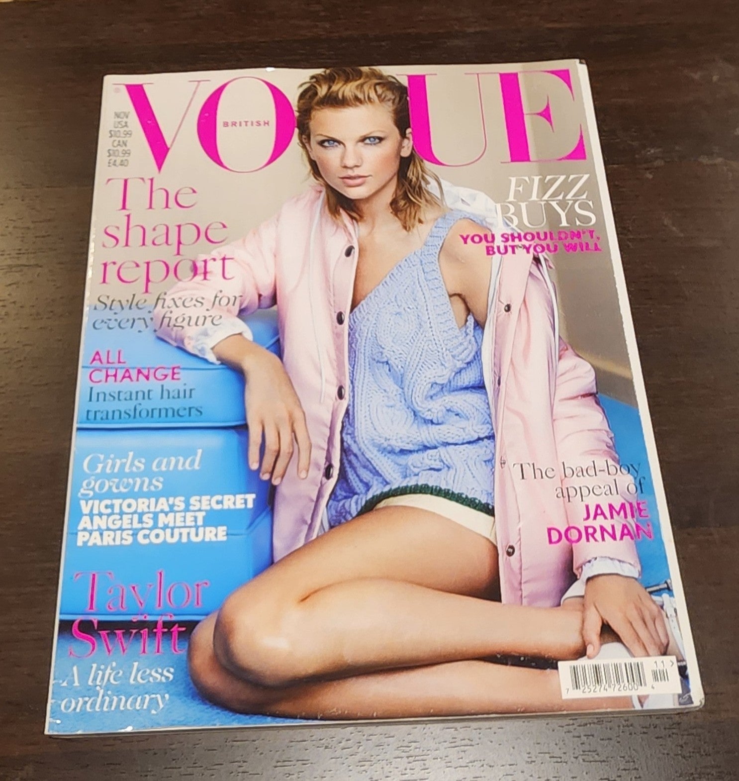 Taylor Swift's Side Bangs on British Vogue Cover January