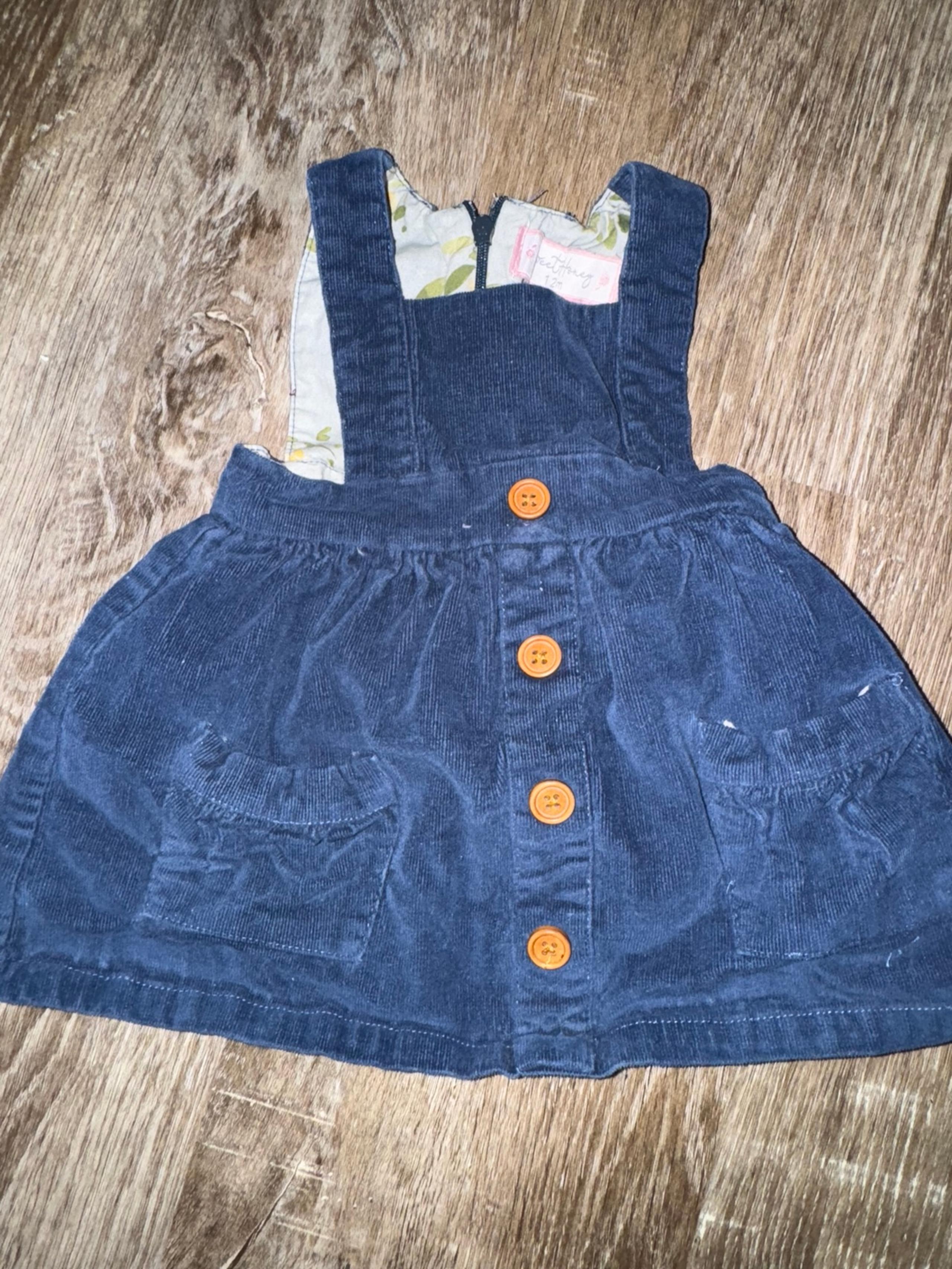 Sweet honey corduroy jumper dress