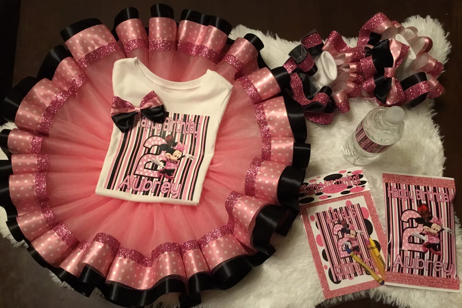 Custom Ribbon Tutu Outfit