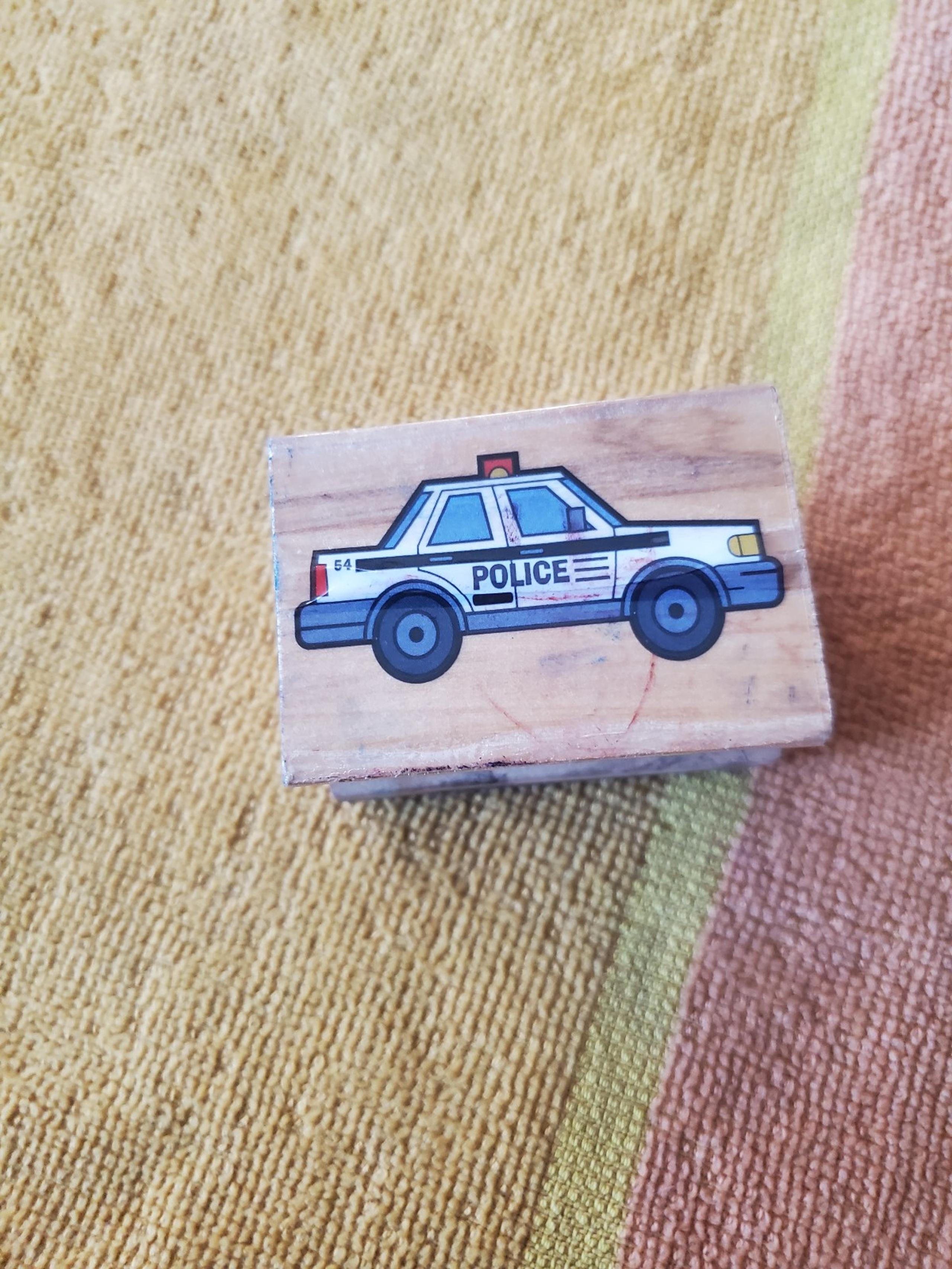 Police Car stamp