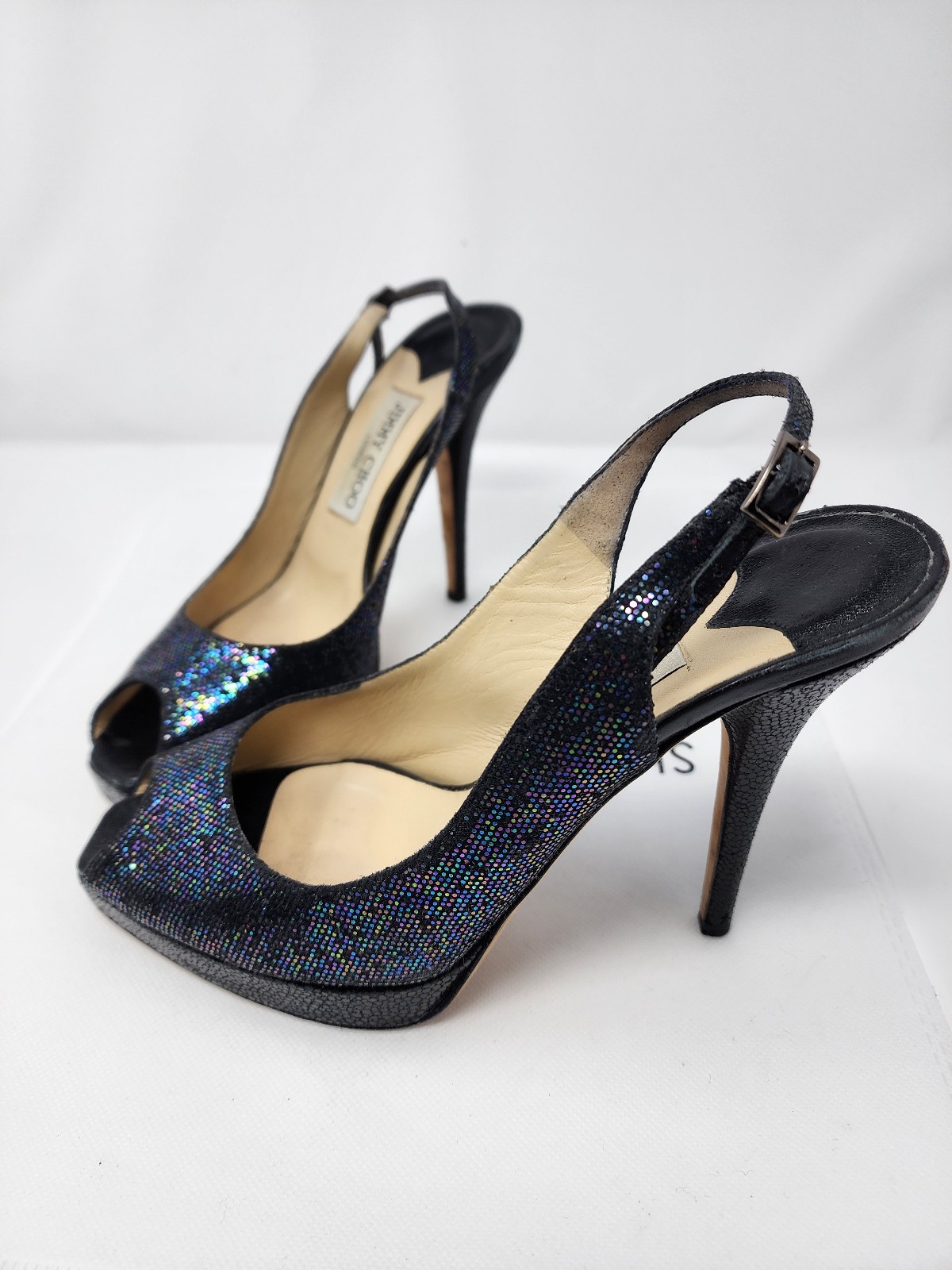 Jimmy Choo Iridescent Shimmer Pumps 37.5