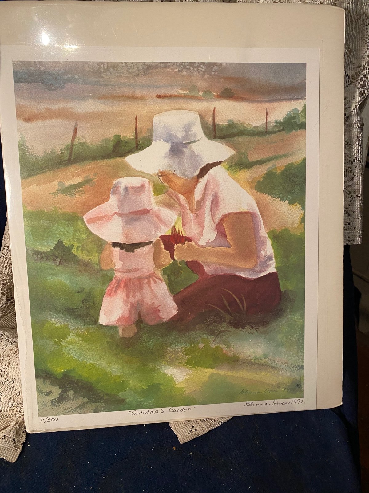 Glenna Owen # 11/500 “Grandma’s Garden” print
