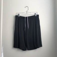 Sz L Black Adidas Athletic Shorts