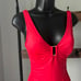 Lauren Ralph Lauren women’s ring Detail One Piece Swimsuit in red size 4 NEW