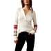 FREE PEOPLE | Mikah Layering Thermal Cuff Knit Top Cream Combo NWT Long Sleeve