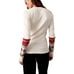 FREE PEOPLE | Mikah Layering Thermal Cuff Knit Top Cream Combo NWT Long Sleeve