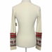 FREE PEOPLE | Mikah Layering Thermal Cuff Knit Top Cream Combo NWT Long Sleeve