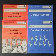 Handwriting Without Tears CURSIVE set of student workbooks lot of 4