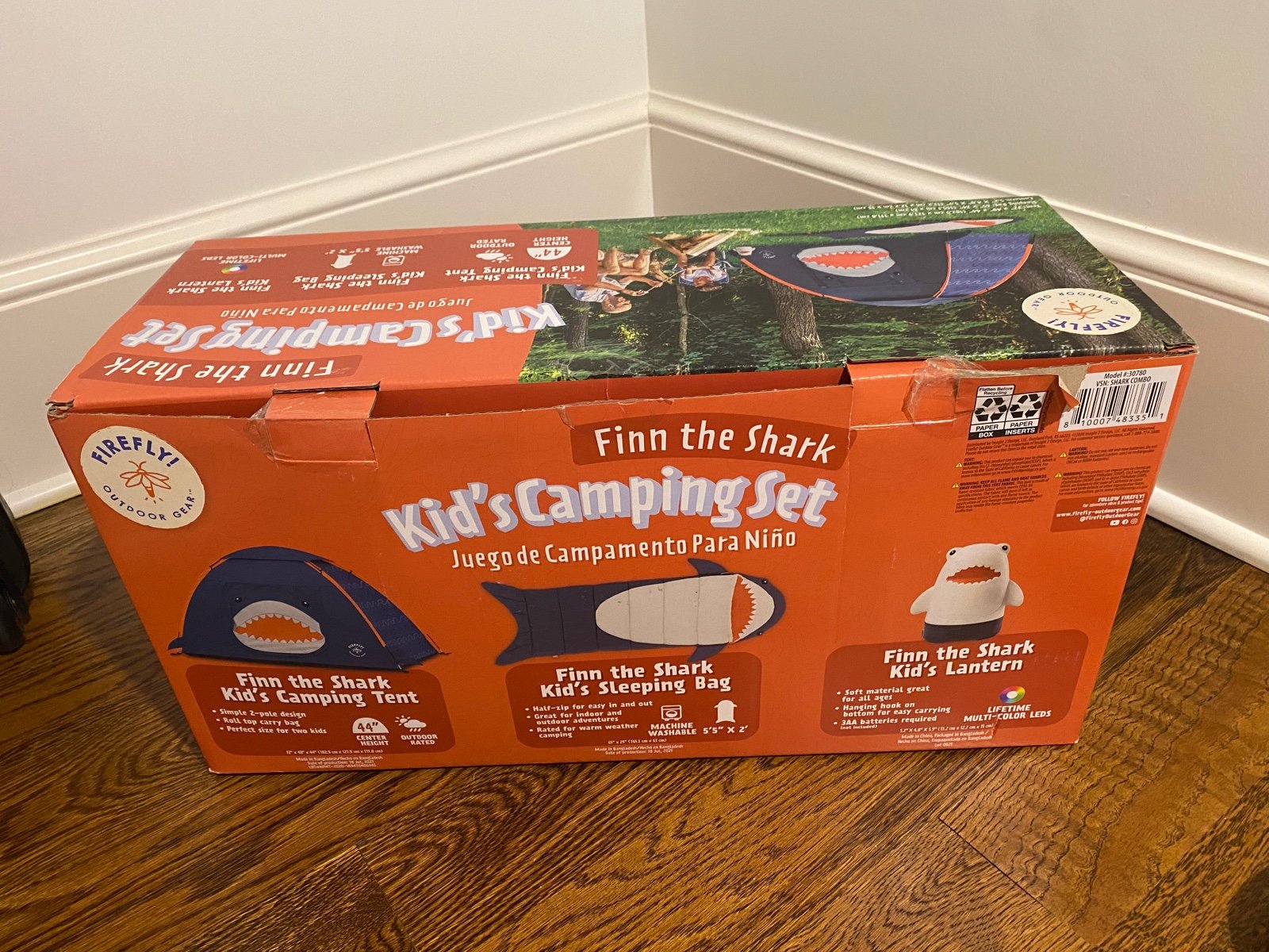 Kids camping tent set