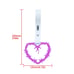 NEW 2PCS BARBED WIRE PURPLE JDM TSURIKAWA RING WHITE Handle Strap Drift Charm
