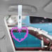 NEW 2PCS BARBED WIRE PURPLE JDM TSURIKAWA RING WHITE Handle Strap Drift Charm