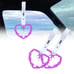 NEW 2PCS BARBED WIRE PURPLE JDM TSURIKAWA RING WHITE Handle Strap Drift Charm