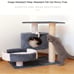 Cat Scratching Frame Sturdy Cat Tree Hole Creativity Does Not Take Up Space Smal