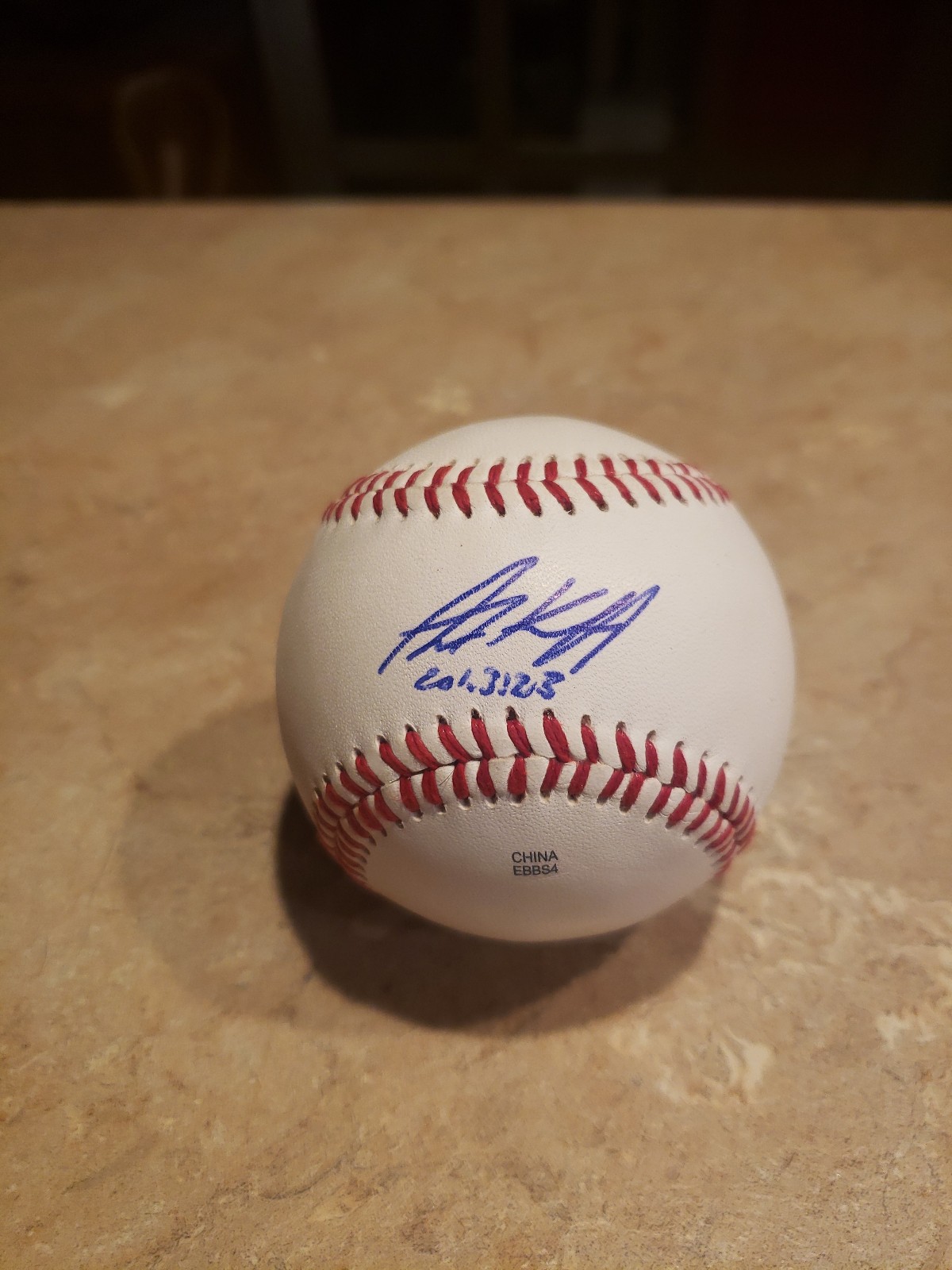 Alex Kirloff Signed Baseball Twins