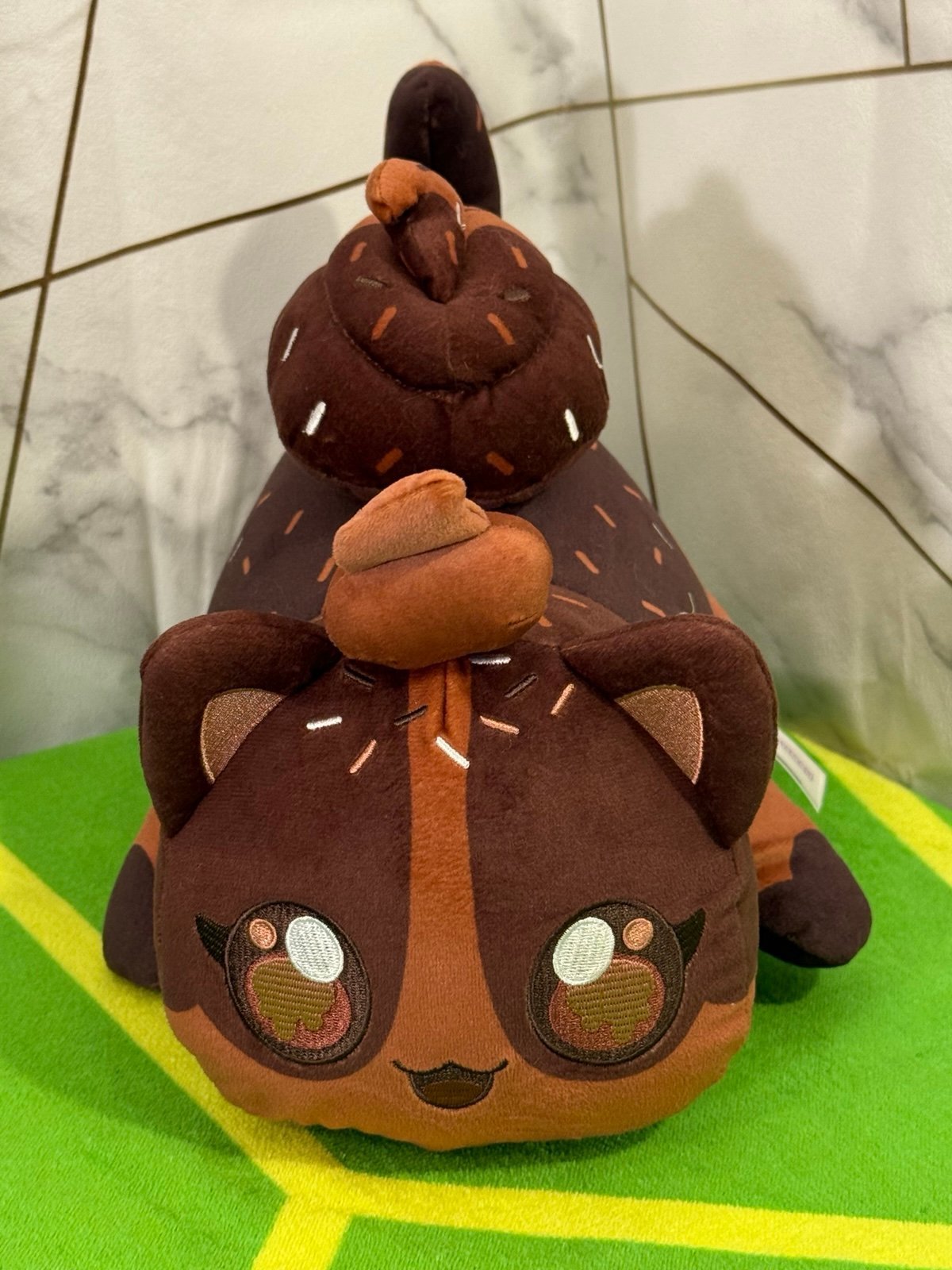 Aphmau MeeMeows 11” Plush Toy, Chocolate Ice Cream Cat (Brand New)