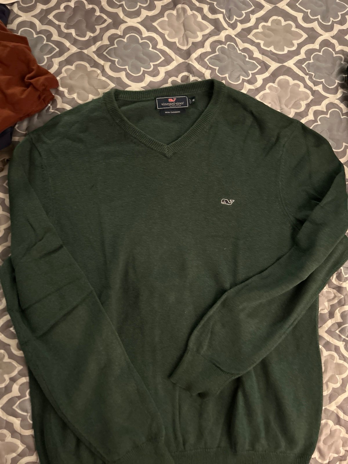 Vineyard Vines Cashmere Green Sweater