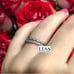 New 18k white gold wedding rings 2 bands