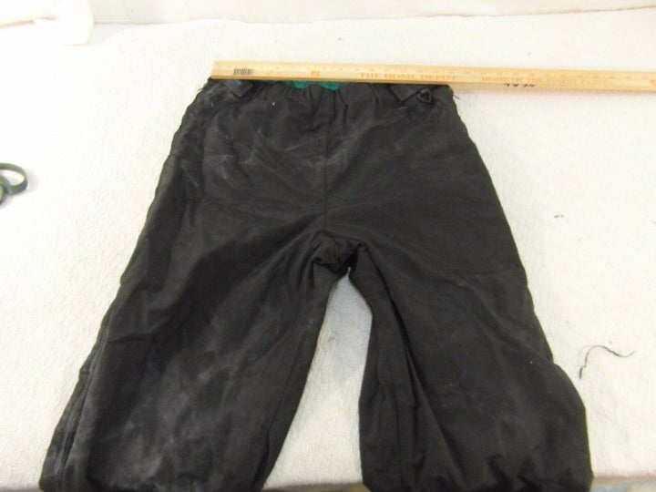 szMED ADULT MEN'S COLUMBIA BLACK WINTER SNOWBOARDING SKI SIDE ZIP PANTS IG 908