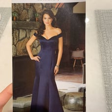 burgundy bridesmaid dress