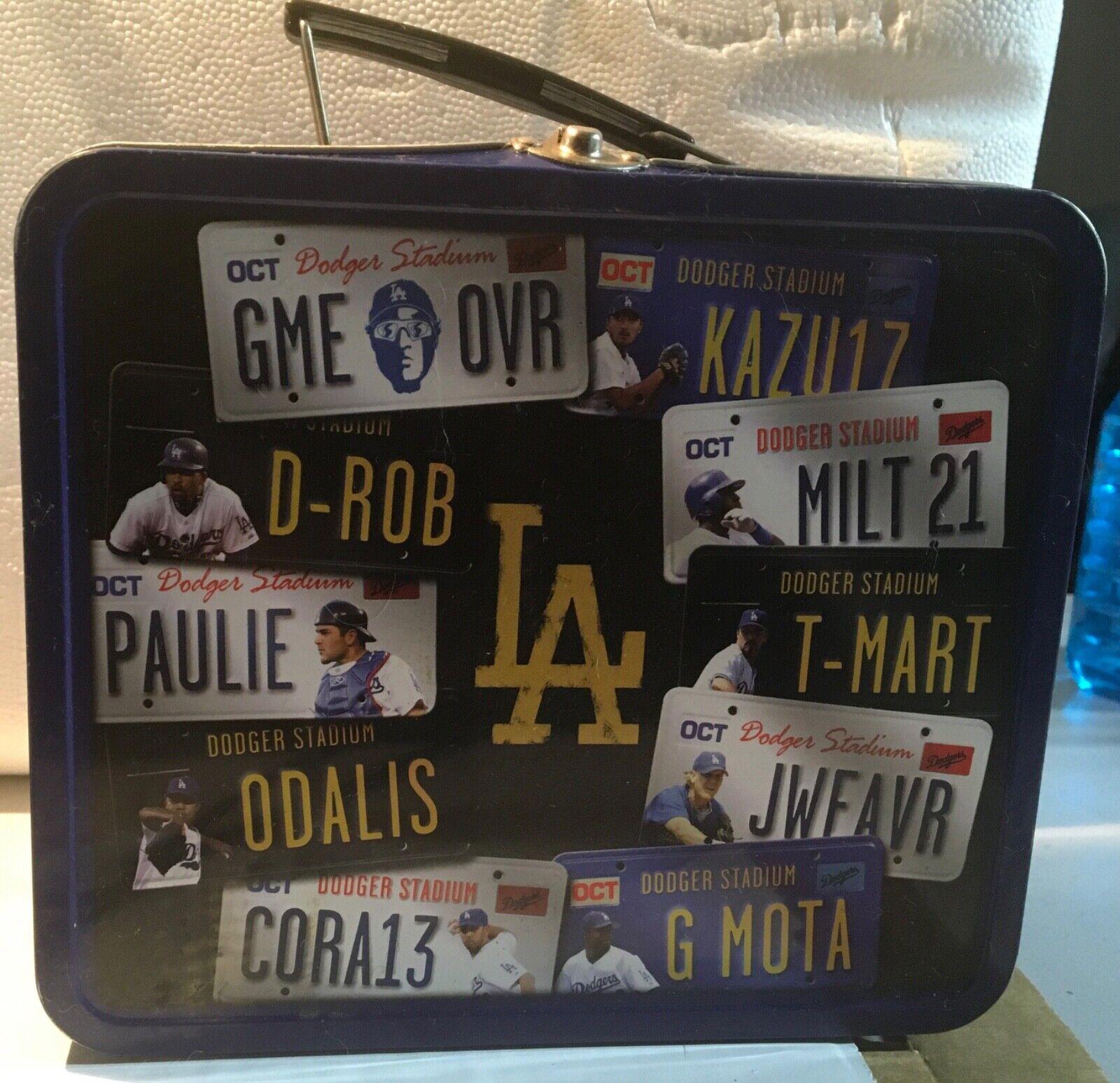 2004 Los Angeles Dodgers MLB Farmer John Metal Tin Lunch Box