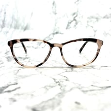 Warby Parker Louise W 286 Eyeglasses Beige Tortoise Full Rim Frames 55-16-140