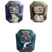 Pokemon TCG Triple Whammy Tins. Tyranitar, Darkrai, & Slaking Tins, New, Sealed