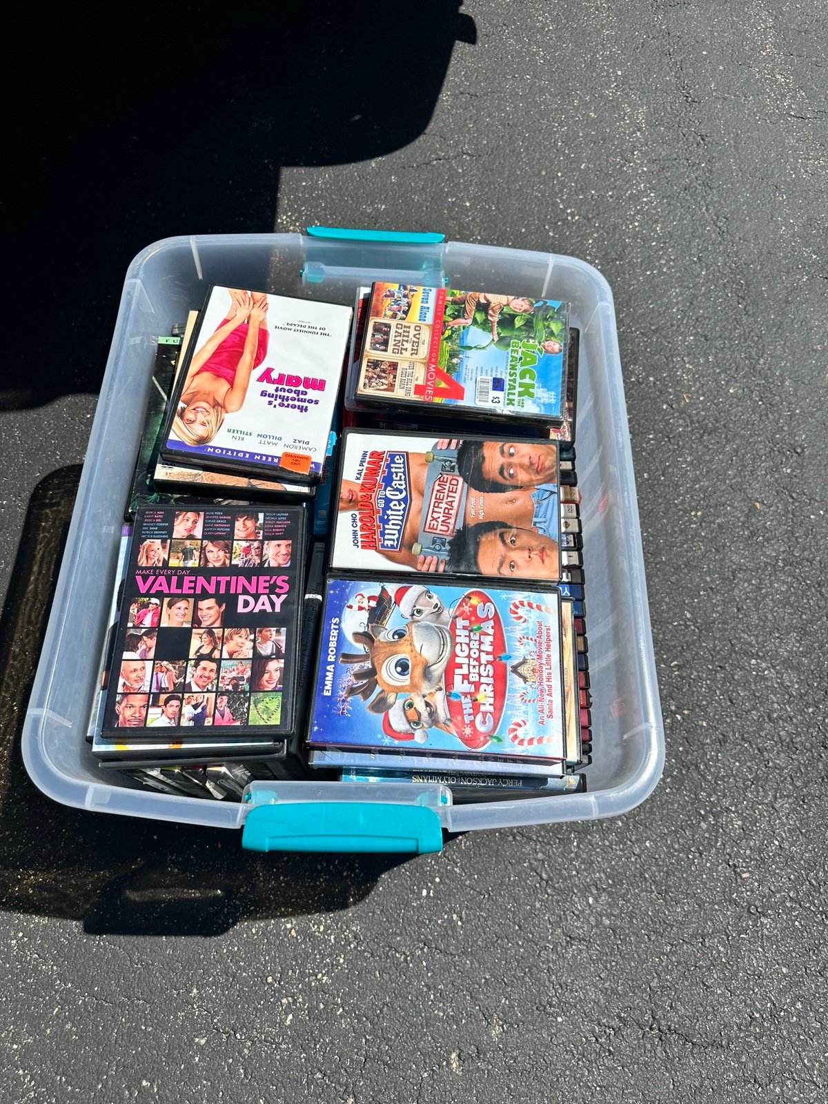 Over 250 dvd’s