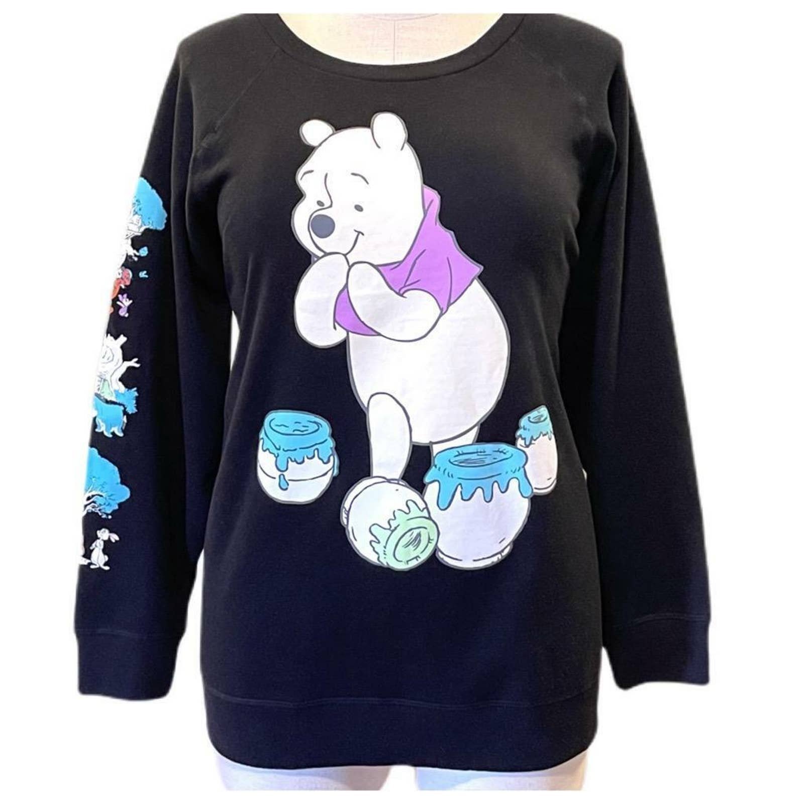 Torrid 1 (1X, 14/16) Winnie The Pooh & Friends Disney Fleece Pullover Sweatshirt