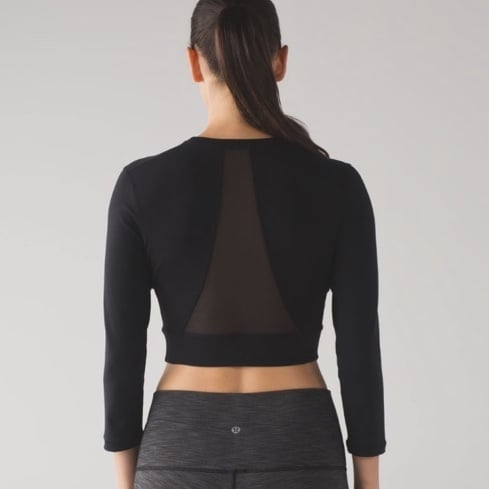 Lululemon Short Stop Long Sleeve NWT~Cropped HTF RARE 88