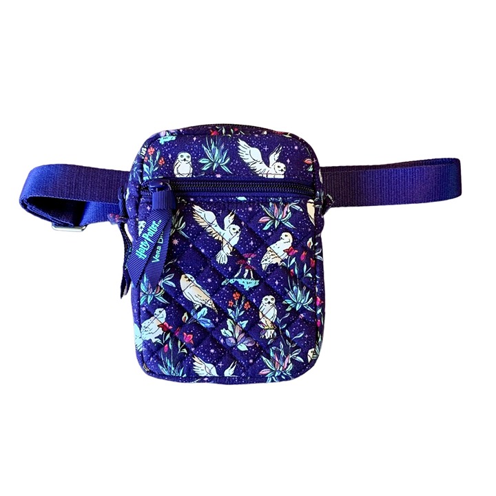 VERA BRADLEY X HARRY POTTER Forbidden Forest Quilted Belt Bag Owls Fanny Pack