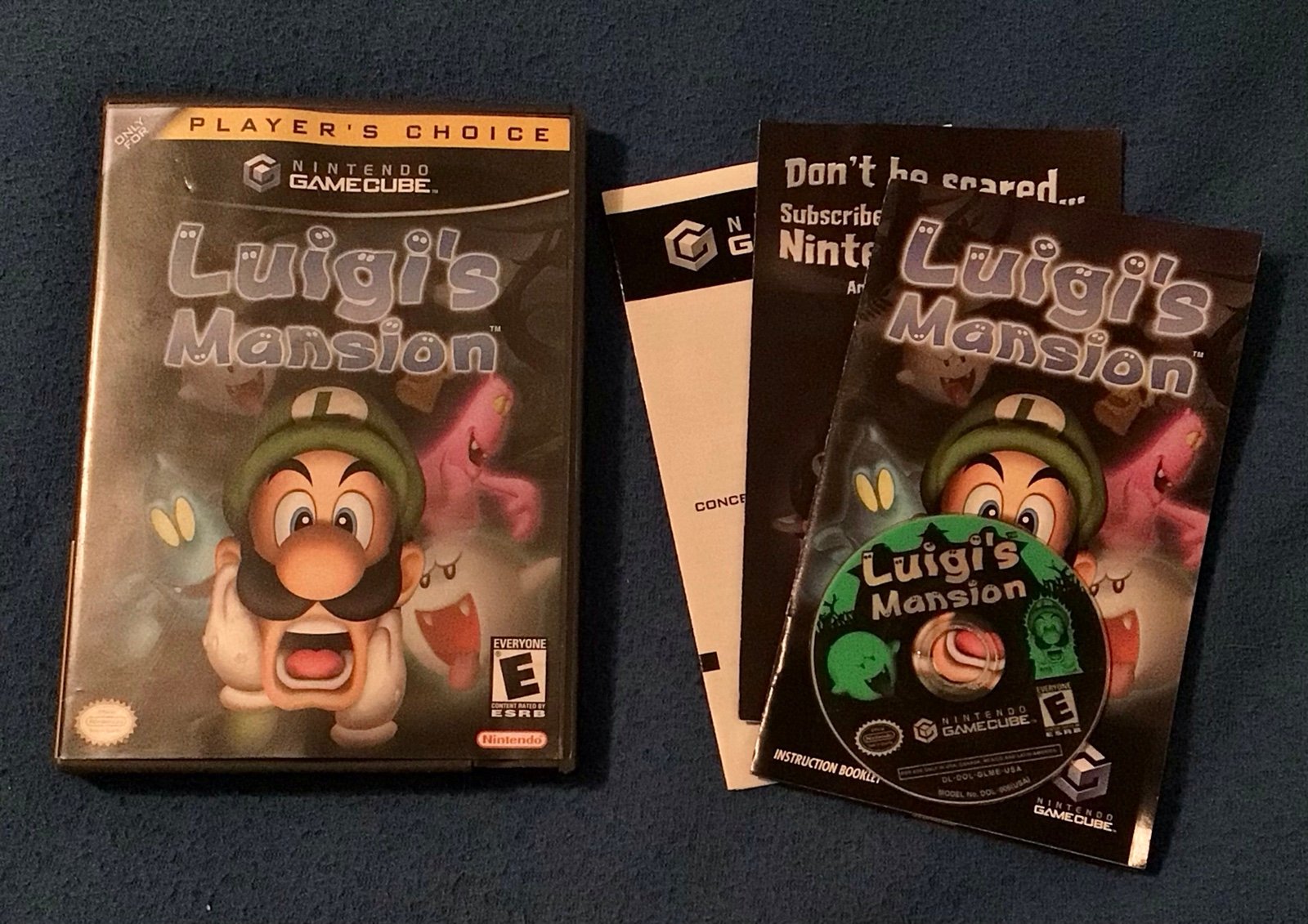 Nintendo GameCube Luigi’s Mansion Player’s Choice 2003 CiB Tested Beaten