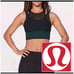 Lululemon double tap bra crop top