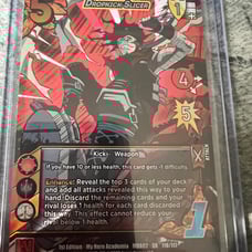 My Hero Academia Universus Crimson Rampage Dropkick Slicer Secret Rare Foil