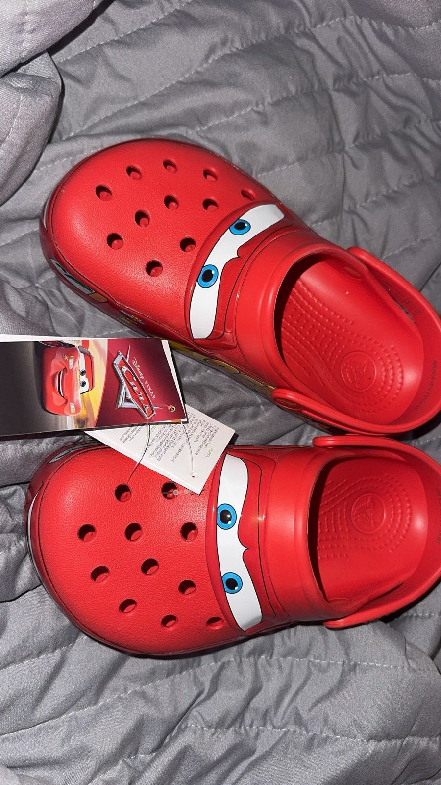 Lightening McQueen crocs !