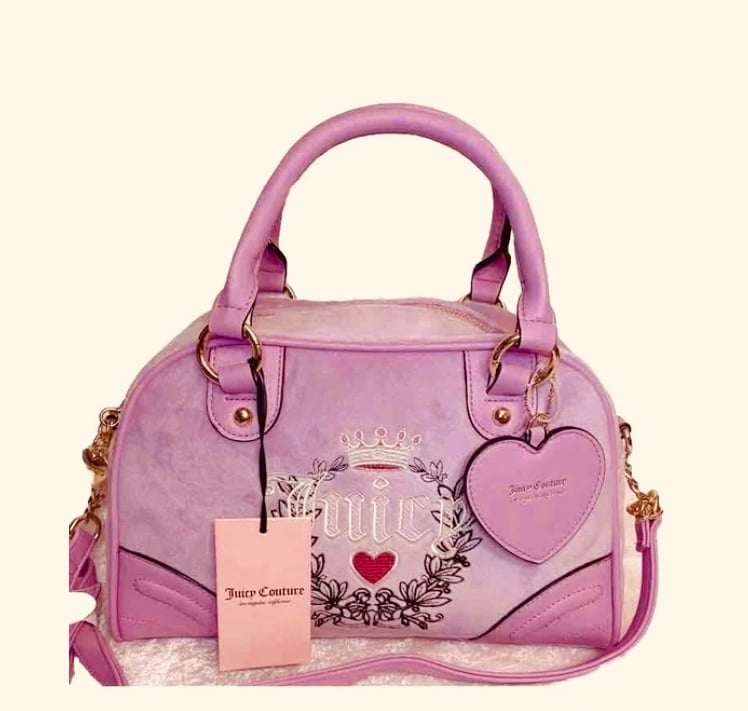 Juicy Couture Fondant Pink Heritage Bowler Bag NWT TikTok Viral NEW w/ Tags!