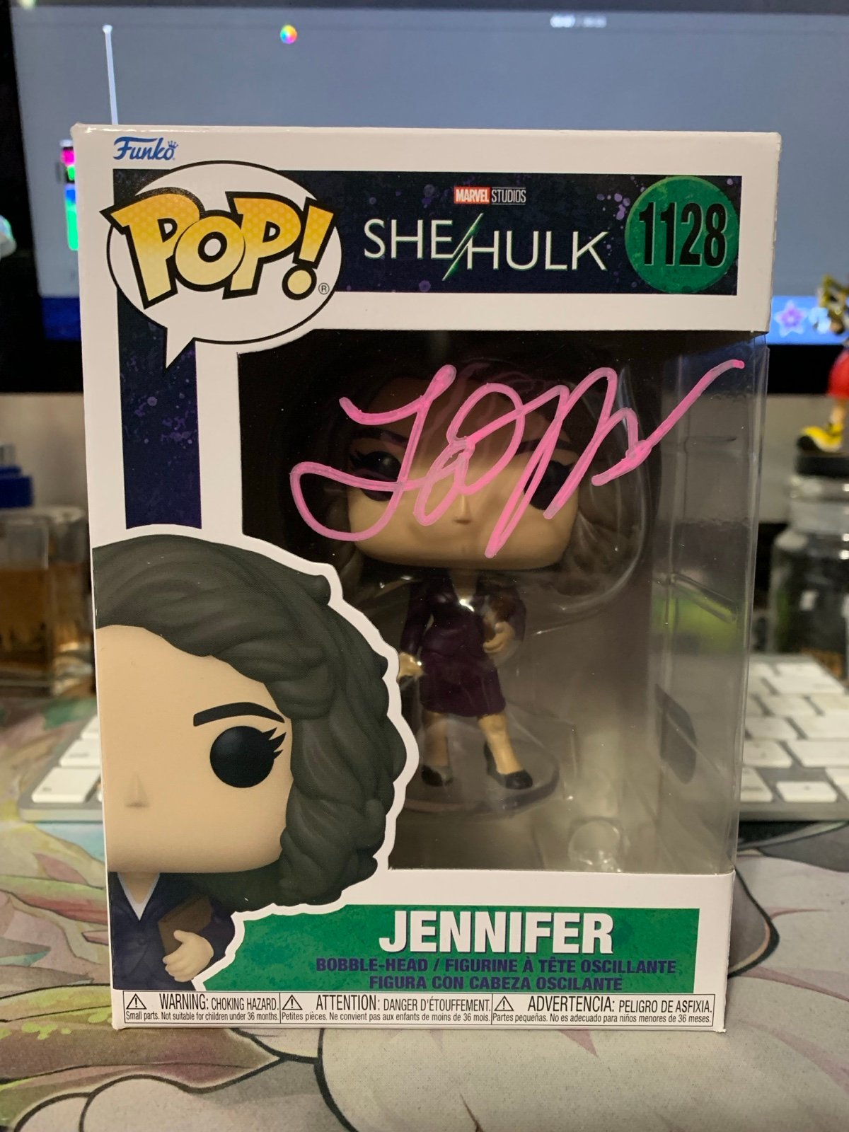Marvel She-Hulk Jennifer Funko Pop Signed by Tatiana Maslany