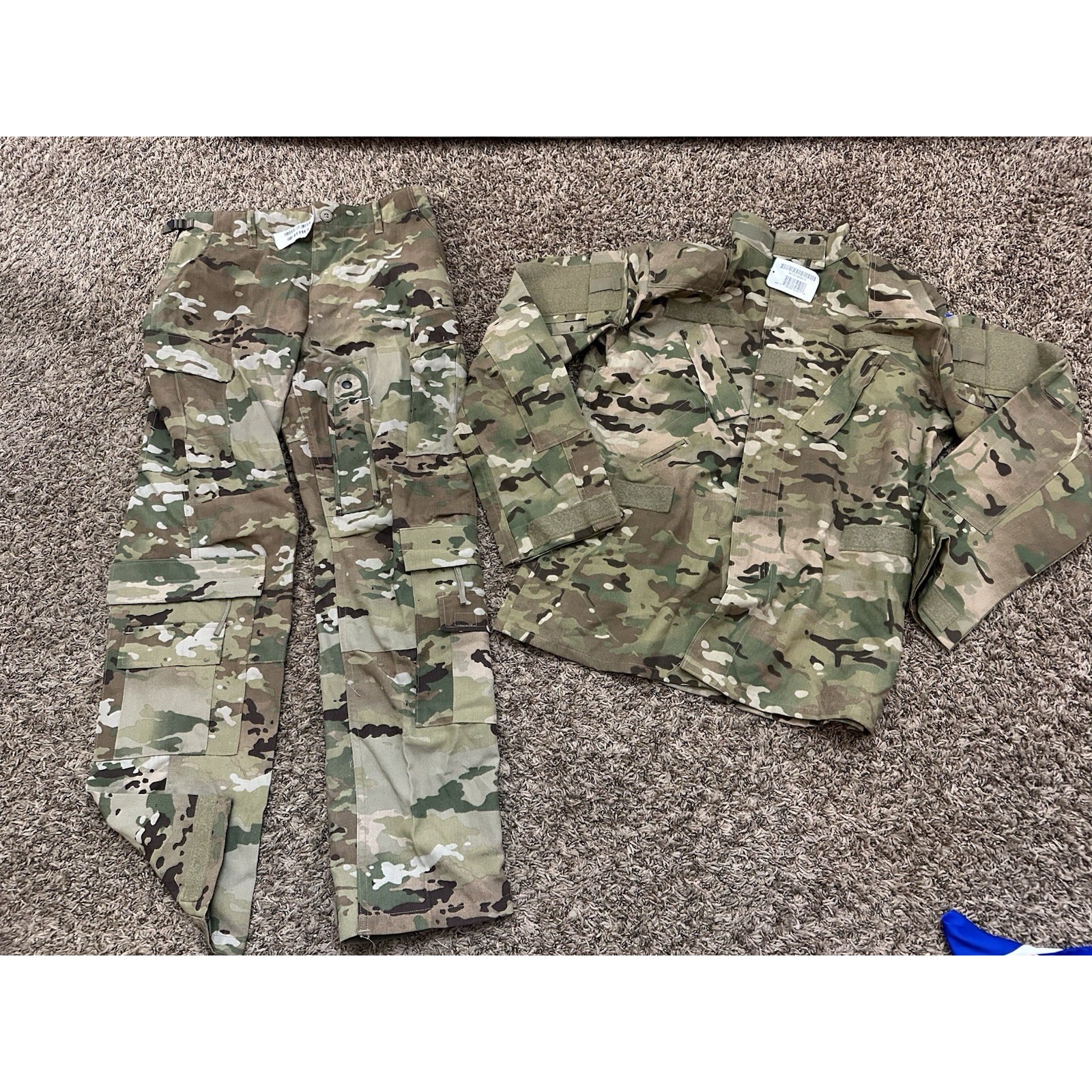 US Army OCP Multicam Combat Aircrew Trousers And Top (Set) Size Medium Regular