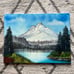 100% Hand Painted Landscape Oil Painting, Forest Lake