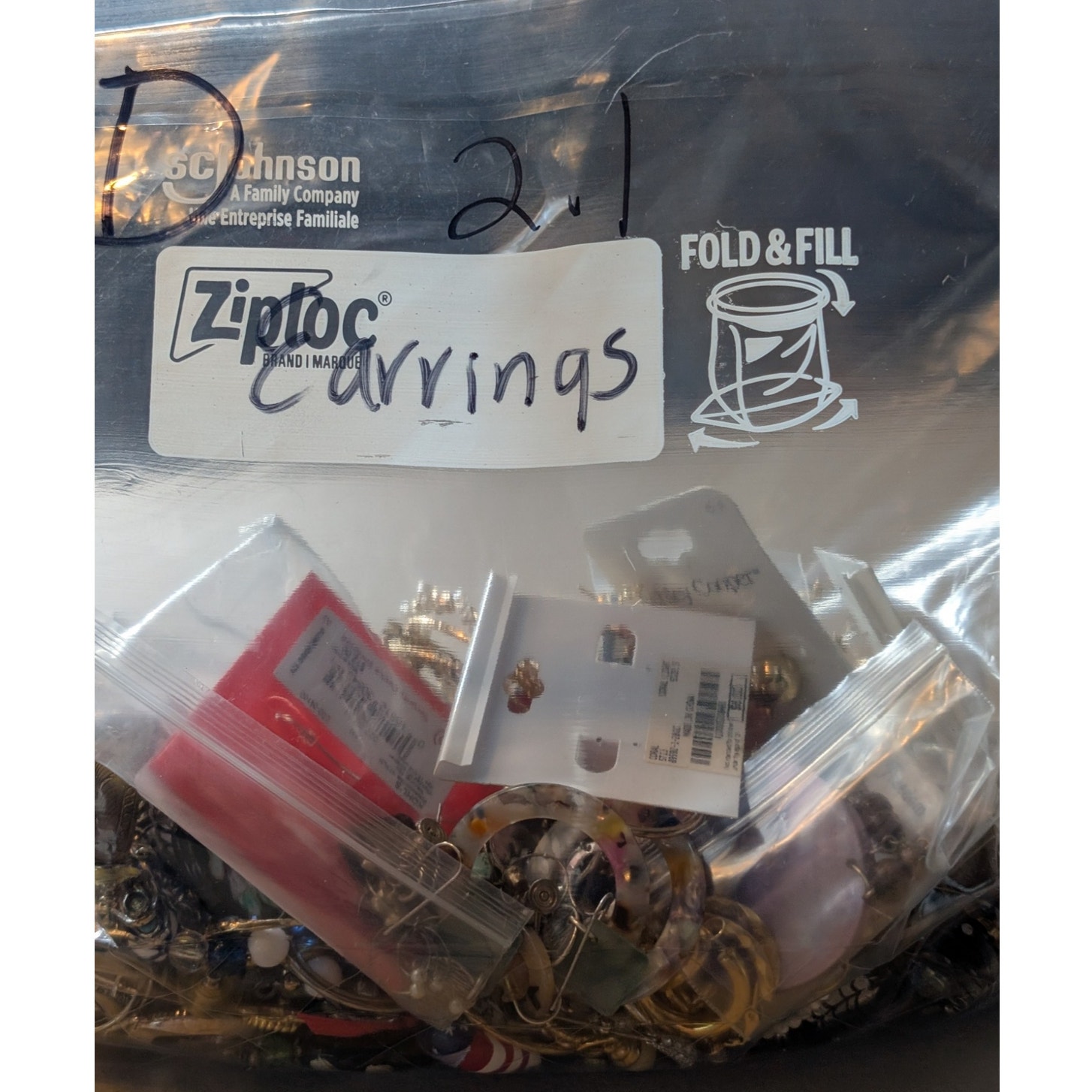 Lot of Over 2 Pounds Paired Earrings