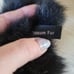 Possum set Black Scarf 36 with Wrist Cuffs