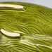 MCM Santa Anita Ware Green Drip Glaze Ceramic Leaf Divided Dish Grannycore