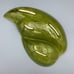 MCM Santa Anita Ware Green Drip Glaze Ceramic Leaf Divided Dish Grannycore