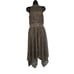 Sam Edelman Leopard Print Sleeveless Handkerchief Midi Dress Size 10