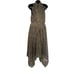 Sam Edelman Leopard Print Sleeveless Handkerchief Midi Dress Size 10