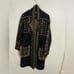 Cocogio made in Italy long open front cardigan Black and Brown Size Large