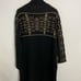 Cocogio made in Italy long open front cardigan Black and Brown Size Large