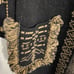 Cocogio made in Italy long open front cardigan Black and Brown Size Large