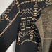 Cocogio made in Italy long open front cardigan Black and Brown Size Large