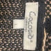 Cocogio made in Italy long open front cardigan Black and Brown Size Large