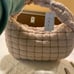 NWT Woman’s Urban Expressions Cream Quilted Baguette With Knot Hand Bag
